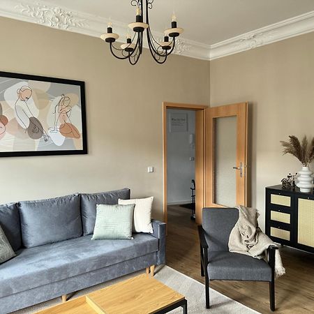 Stylisches Appartement Im Jugendstil-Viertel เคมนิตซ์ ภายนอก รูปภาพ